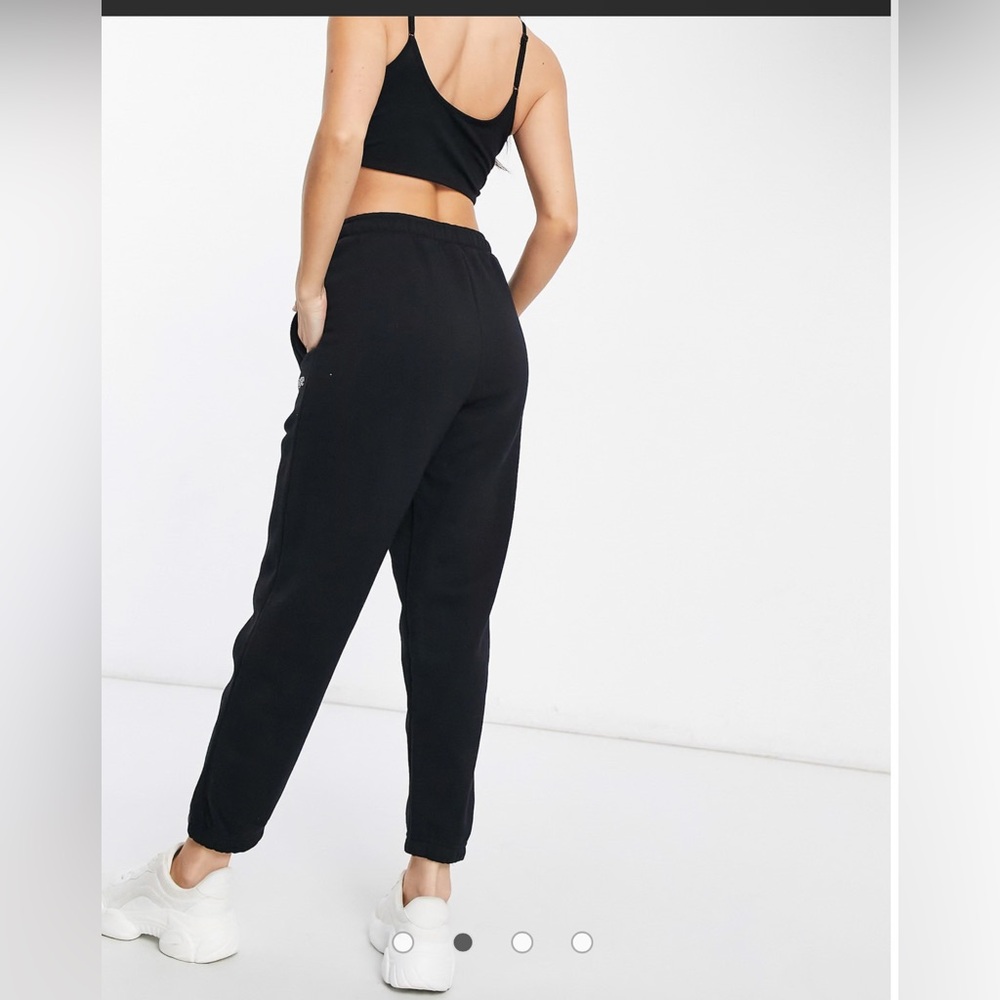 Elllesse NWT Black Crystal Women's Jogger Pants ss 12 (L/XL) - Picture 2 of 9